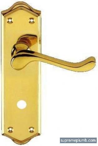 Belmont Lever Bathroom Polished Brass